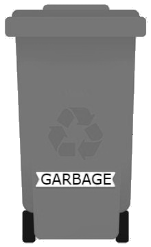 garbage bin